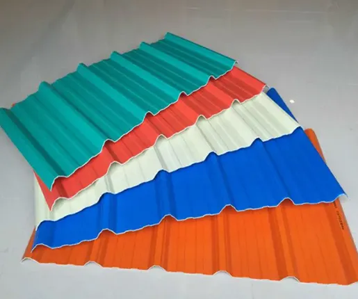 Taflenni Toi Haearn Rhychog Galfanedig Lliwgar