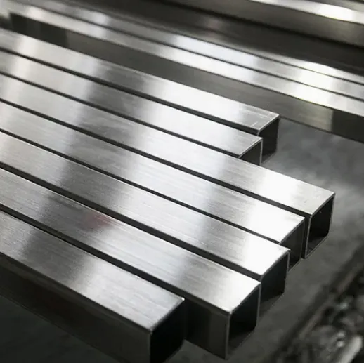 Pibell Tiwb Sgwâr Dur Galfanedig