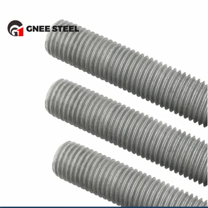 Dip Poeth Galfanedig DIN976 Rhodenni Threaded