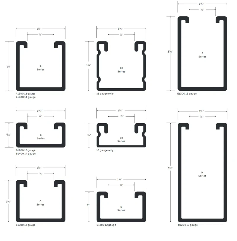 Galvanized Strut Metal Steel C Channel Galvanized Strut Metal Steel C Channel