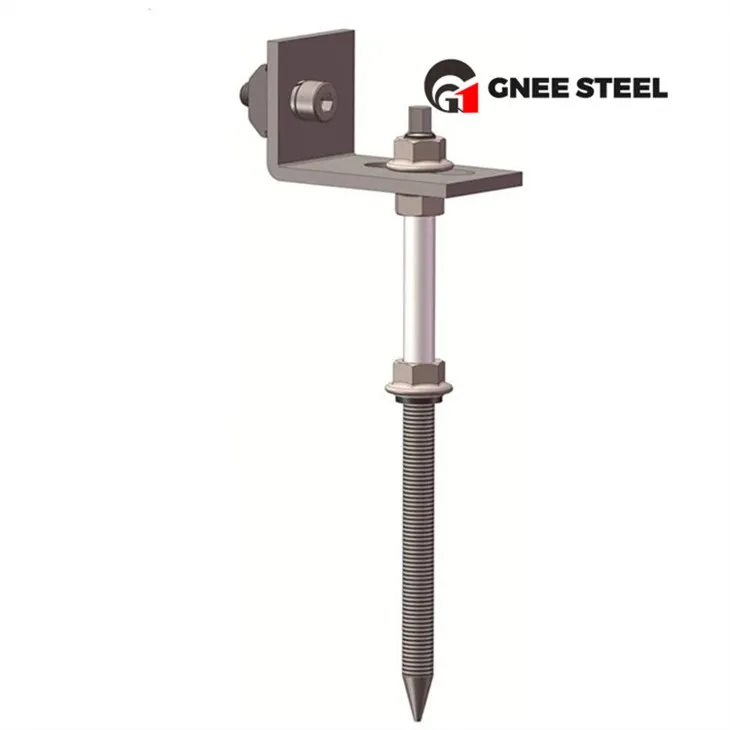 Cromfachau Mowntio Solar L-Traed