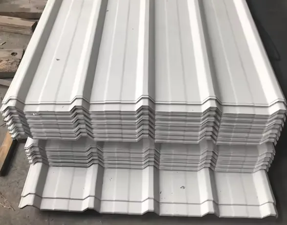 To Haearn Rhychiog PPGI Plât Rhychog Galfanedig