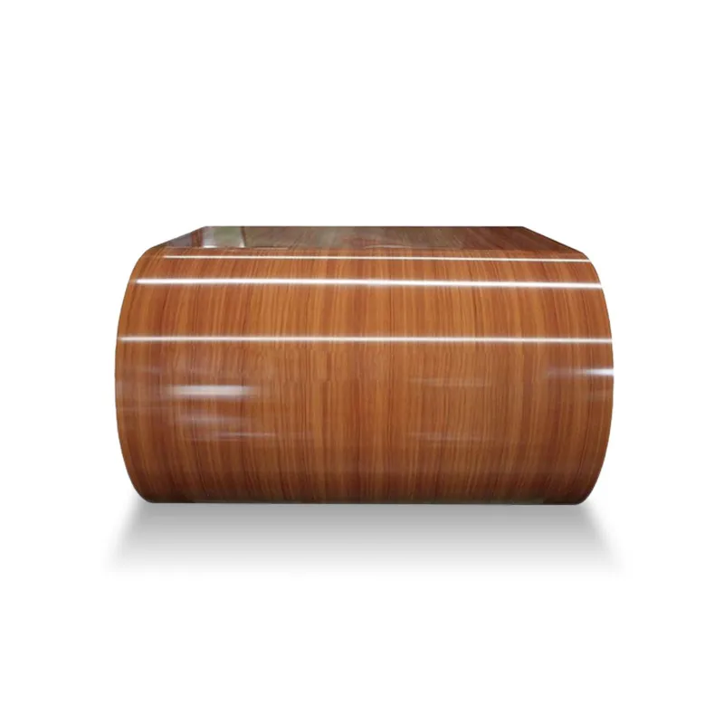 Coil rholio wedi'i orchuddio â lliw grawn pren